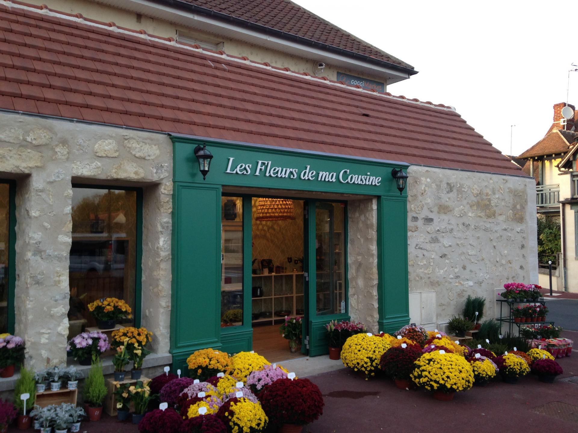 Enseigne lettres reliefs et découpées à Clairoix près de Compiègne 60